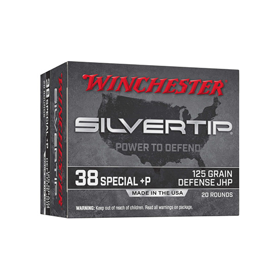 WIN SILVERTIP 38SPL+P 125GR JHP 20/10 - Sale